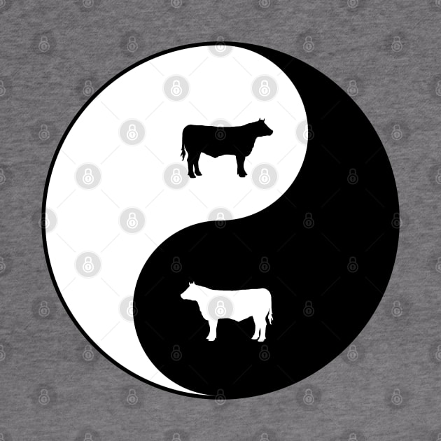 BBQ - Yin Yang Cow by Mackabee Designs